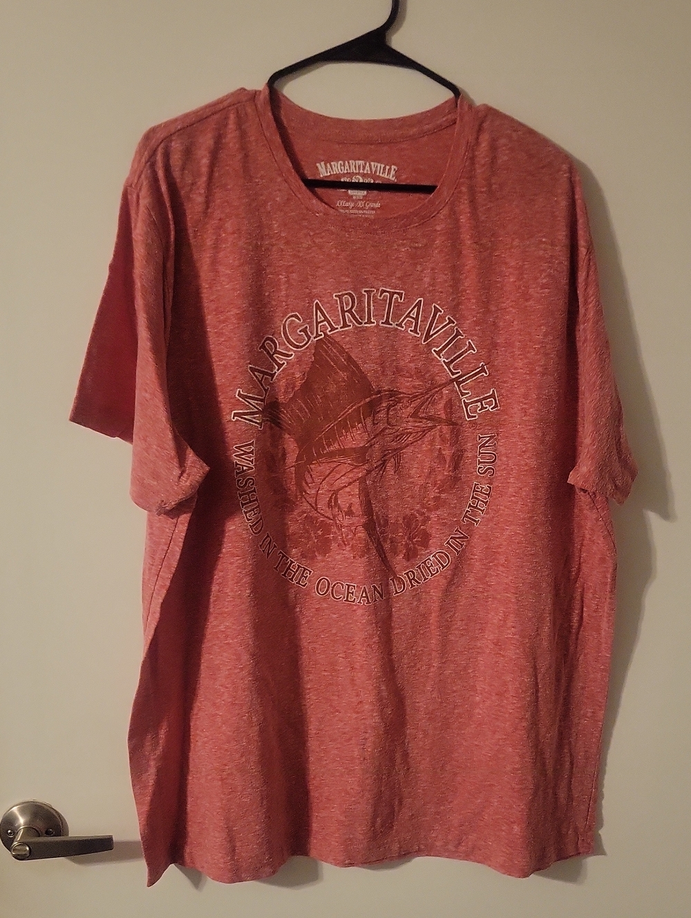 Margaritaville Coral Heather Marlin Graphic Tee